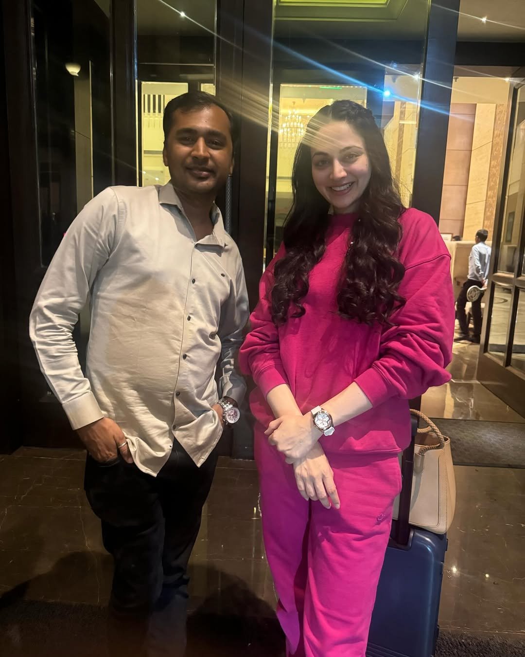 Always a pleasure working with you @zoyaafroz for @nifdindoretimesfashionweek artist managed by @whitewagonentertainment and @tanushreevent #whitewagonentertainment #tanushreevent
