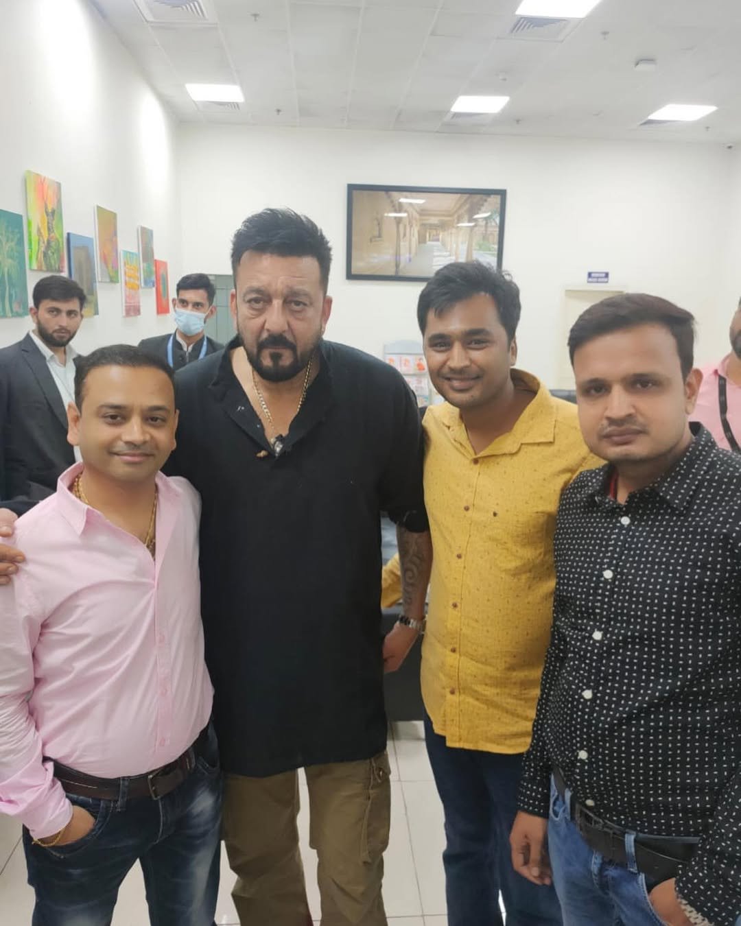 Had a superbbb meeting with this golden heart @duttsanjay and #ranbirkapoor (1)