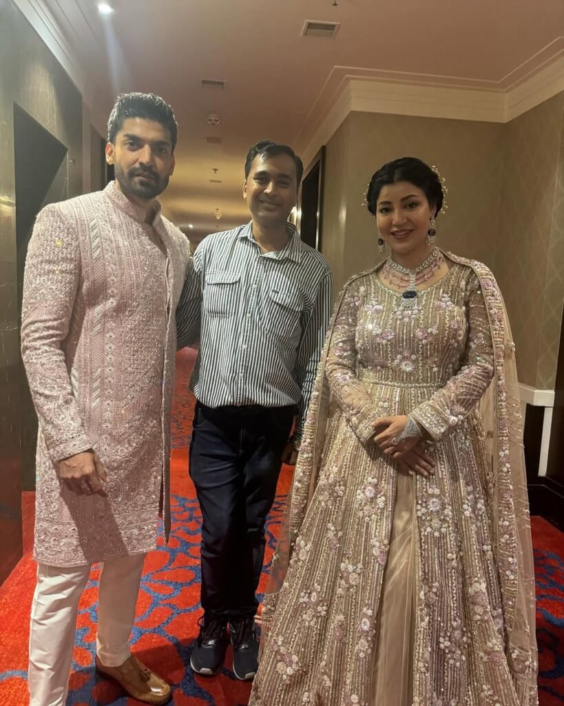 Working with couple is so much fun @guruchoudhary and @debinabon for @nifdindoretimesfashionweek